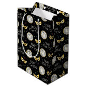 Happy New Year Mittlere Geschenktüte (Rückseite Schrägansicht)