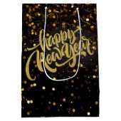 Happy New Year Mittlere Geschenktüte (Rückseite)
