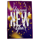 Happy New Year Mittlere Geschenktüte (Vorderseite)