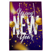 Happy New Year Mittlere Geschenktüte (Rückseite)