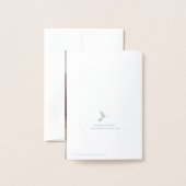 Happy New Year! Modern Fireworks Foto Folienkarte (Rückseite mit Umschlag)