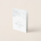 Happy New Year! Modern Fireworks Foto Folienkarte (Vorderseite)