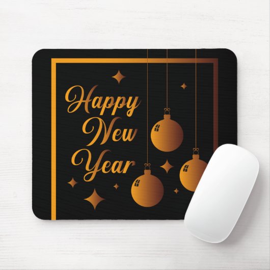 Happy New Year Mousepad (Mit Mouse)