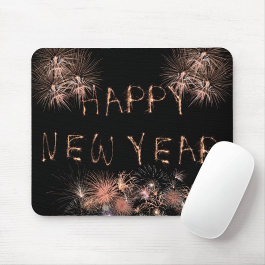 Happy New Year Mousepad (Mit Mouse)
