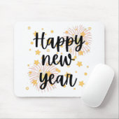 Happy New Year Mousepad (Mit Mouse)