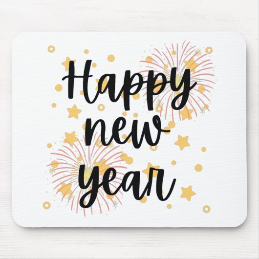 Happy New Year Mousepad (Vorne)