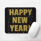 Happy New Year Mousepad (Mit Mouse)