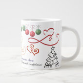 Happy New Year Mug – Premium Celebration design Jumbo-Tasse (Rechts)
