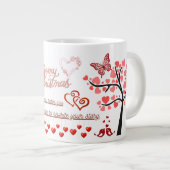 Happy New Year Mug – Premium Celebration Design Jumbo-Tasse (Vorderseite Rechts)