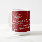 Happy New Year Mug – Premium Celebration Design Kaffeetasse (Vorderseite Links)