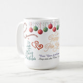 Happy New Year Mug – Premium Celebration design Kaffeetasse (Vorderseite Links)