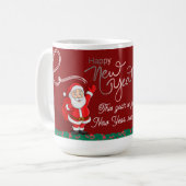 Happy New Year Mug – Premium Celebration Design Kaffeetasse (Vorderseite Links)
