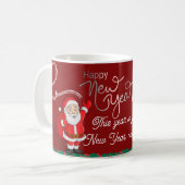 Happy New Year Mug – Premium Celebration Design Kaffeetasse (Vorderseite Links)