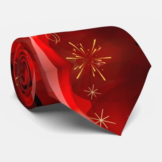 Happy New Year Nacken Krawatte (Gerollt)