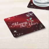 Happy New Year Napkins Rechteckiger Pappuntersetzer (angewinkelt)