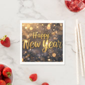 Happy New Year Napkins Serviette (Beispiel)