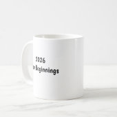 Happy New Year ✨ New Beginnings Mug Kaffeetasse (Vorderseite Links)