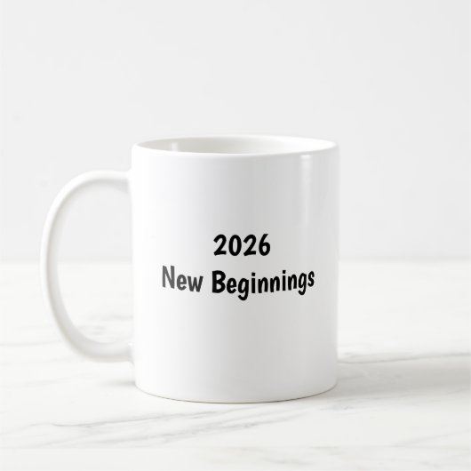 Happy New Year ✨ New Beginnings Mug Kaffeetasse (Links)