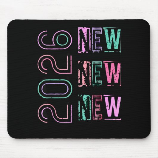 Happy New Year New Grace New Praise 2026 New Year' Mousepad (Vorne)