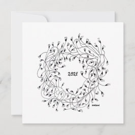 Happy New Year, New Year Greeting Karte