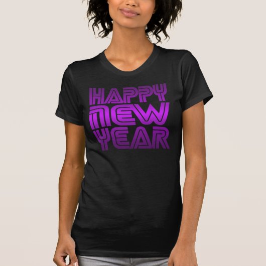 Happy New Year New Years T-Shirt (Vorderseite)