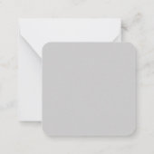 Happy New Year Note Card Mitteilungskarte (Rückseite)