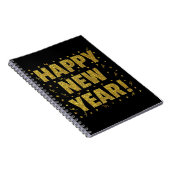 Happy New Year Notizblock (Rechte Seite)