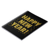 Happy New Year Notizblock (Linke Seite)