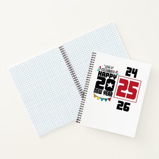 Happy New Year Notizblock (Innenseite)