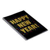 Happy New Year Notizblock (Rechte Seite)