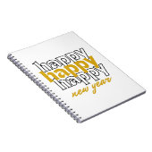Happy New Year Notizblock (Rechte Seite)