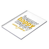 Happy New Year Notizblock (Linke Seite)