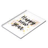 Happy New Year Notizblock (Linke Seite)