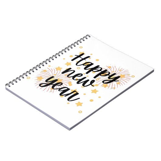 Happy New Year Notizblock (Linke Seite)