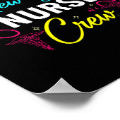 Happy New Year Nurse Shirt, Fireworks Stethoscope Poster (Ecke)