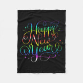 Happy New Year Nye Years Eve Family Party Countdow Fleecedecke (Vorderseite)