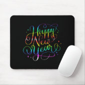 Happy New Year Nye Years Eve Family Party Countdow Mousepad (Mit Mouse)