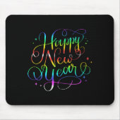 Happy New Year Nye Years Eve Family Party Countdow Mousepad (Vorne)
