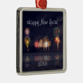 Happy New Year Ornament Aus Metall (Rechts)