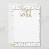 Happy New Year Owl Ankündigung (Rückseite)