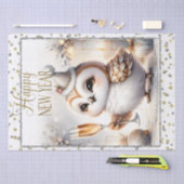 Happy New Year Owl Seidenpapier (Handwerk)
