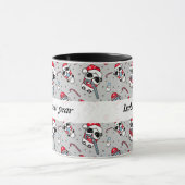 Happy new year panda pattern Tasse (Zentrum)