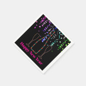 Happy New Year Paper Party Napkins Serviette (Ecke)