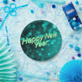 Happy New Year Paper Plate – Festive Party Tablewa Pappteller (Party)