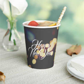 Happy New Year Pappbecher