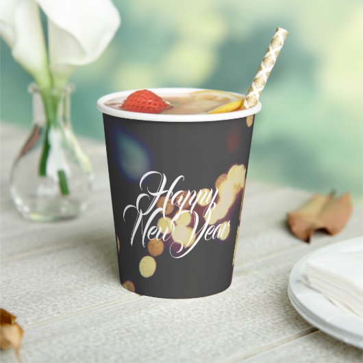 Happy New Year Pappbecher (In Situ)