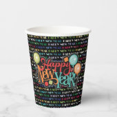 Happy New Year Pappbecher (Vorderseite)