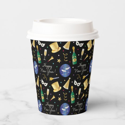 Happy New Year Pappbecher (Rückseite)
