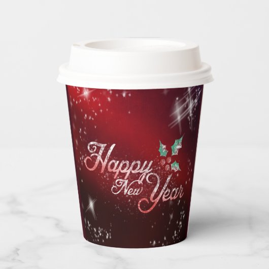 Happy New Year Pappbecher (Rückseite)