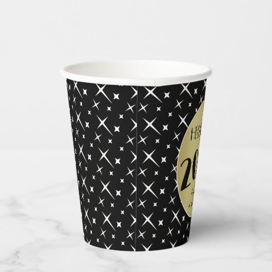 Happy New Year Pappbecher (Rechts)